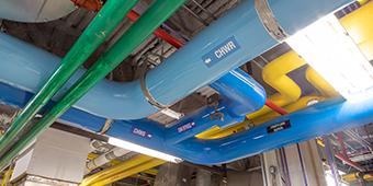 water chillers in Pitt's Center for Biotechnology And Bioengineering facility